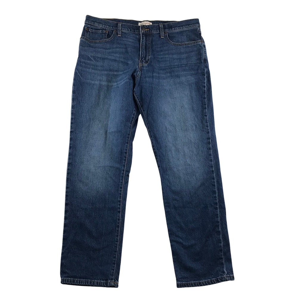 Lucky Brand 223 Straight Leg Mens Jeans‎ 38x32 Medium Wash Blue Stretch Denim